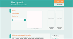 Desktop Screenshot of mashydraulic.com